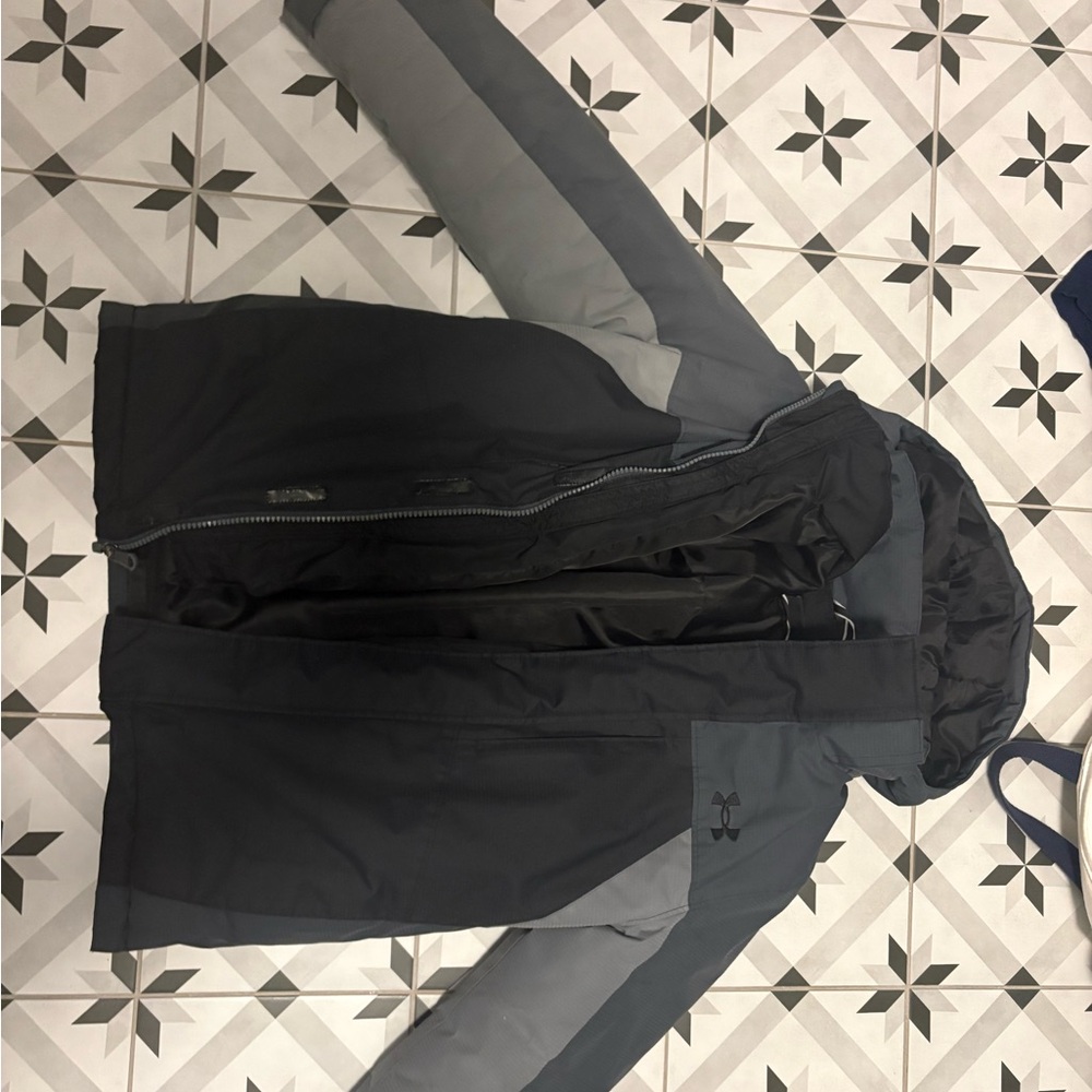 Under Armour Kids Black and Gray Performance Jacket